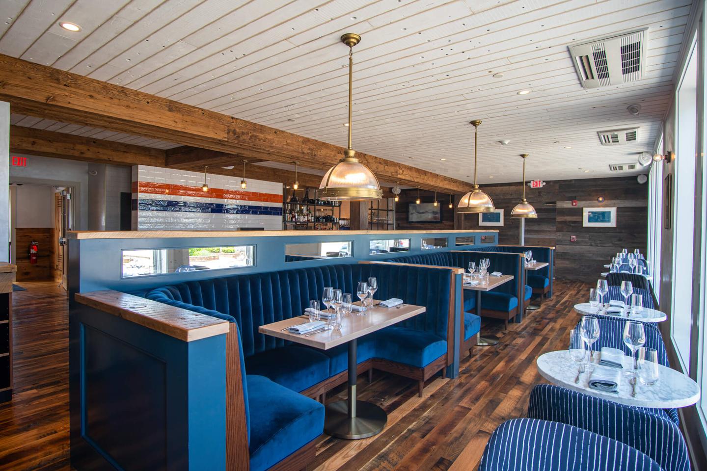Shipwrights Daughter Banquette and Bar