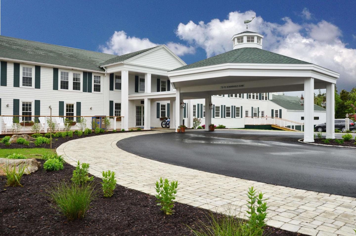 Entrance to Newagen Seaside Inn