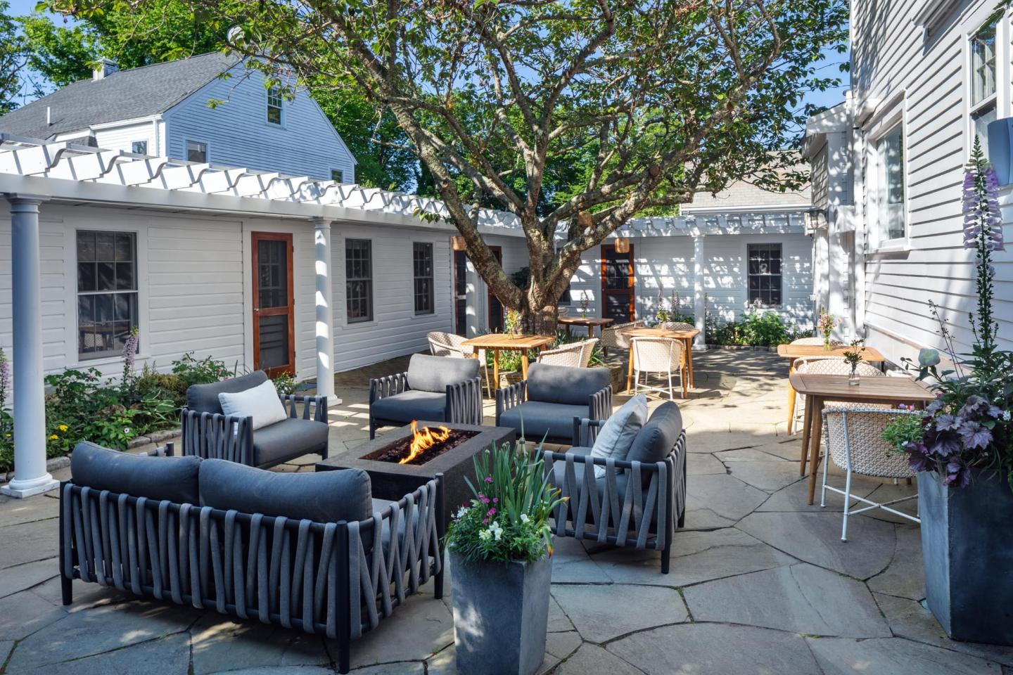 Patio at 76 Main Nantucket Hotel