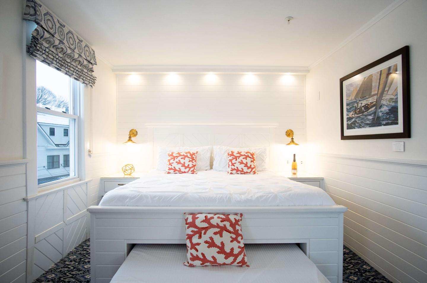 King bed with a Pull Out with a Full Size Trundle Bed