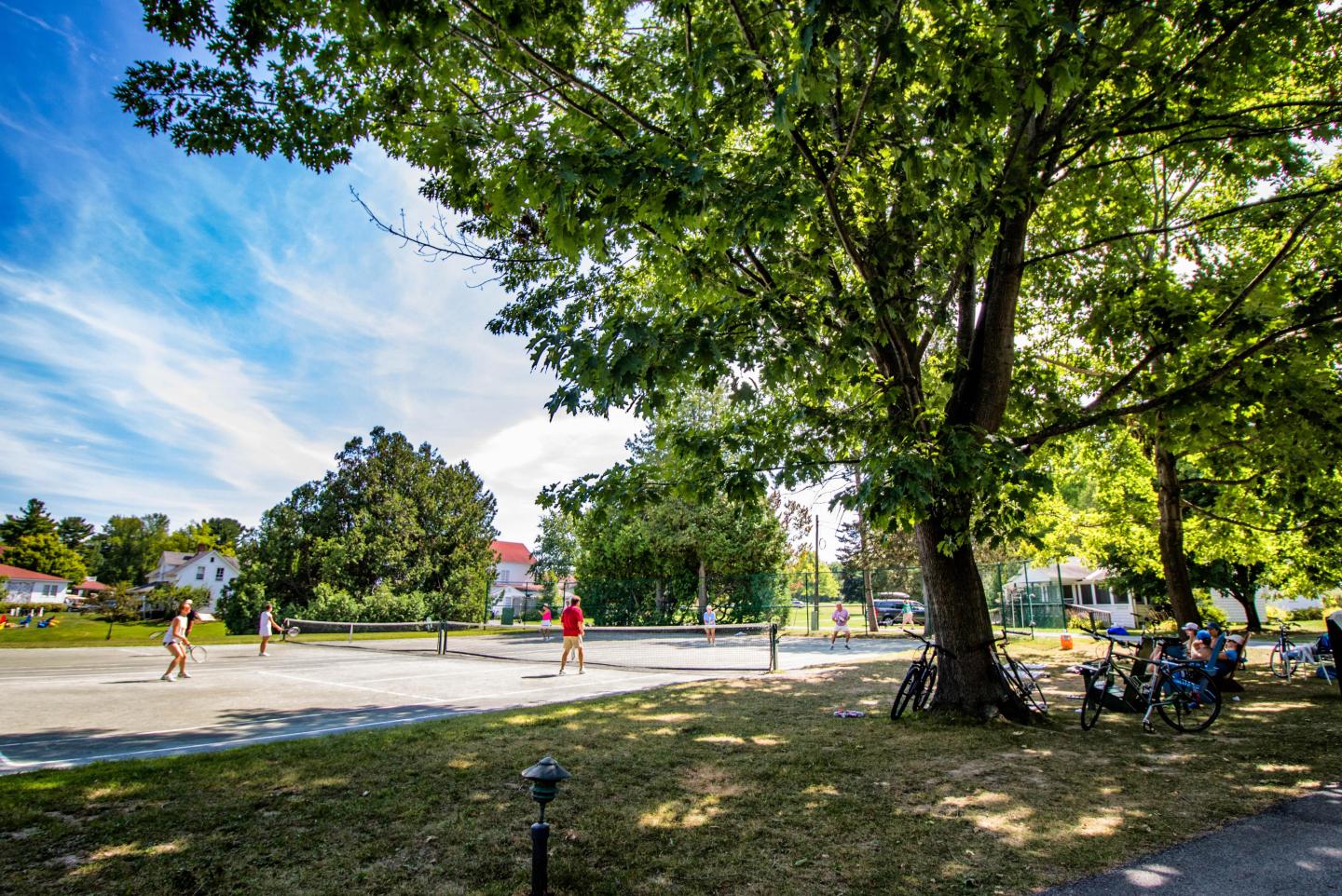 Clay Tennis courts at Basin Harbor