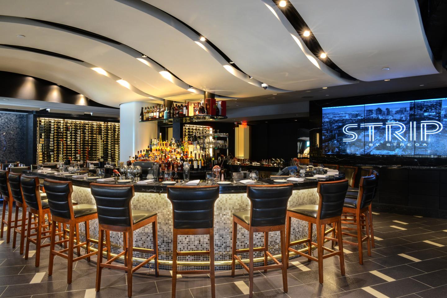 STRIP bar in restaurant