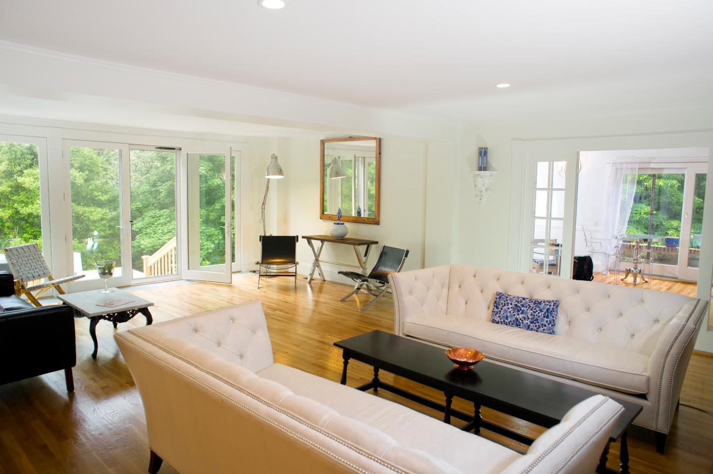 Stylish Guest Communal Area at Nobnocket Boutique Inn on Martha's Vineyard