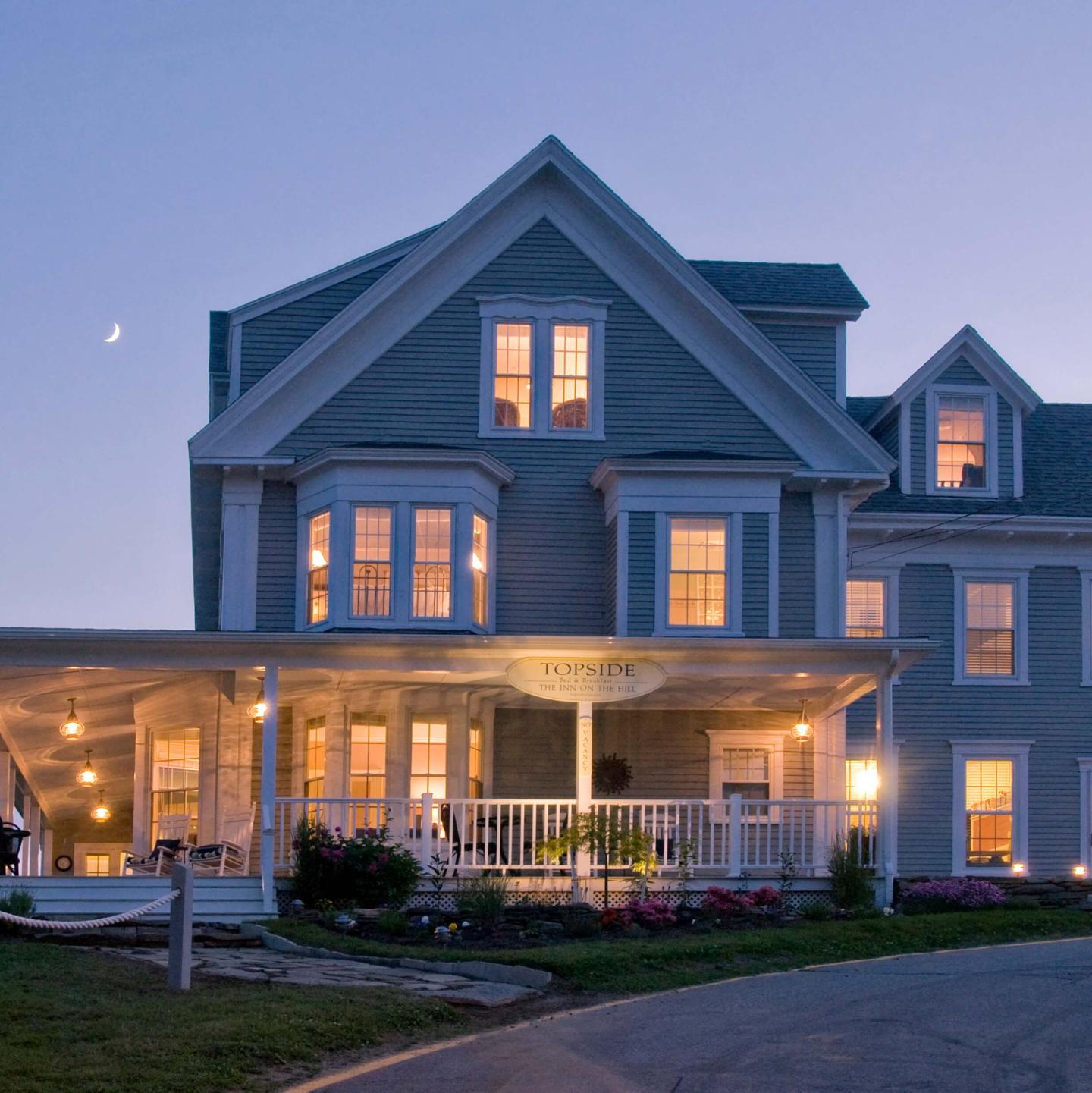 Topside Inn at Night