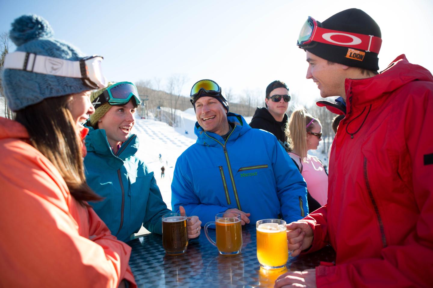 The Mountain Club on Loon's outdoor bar
