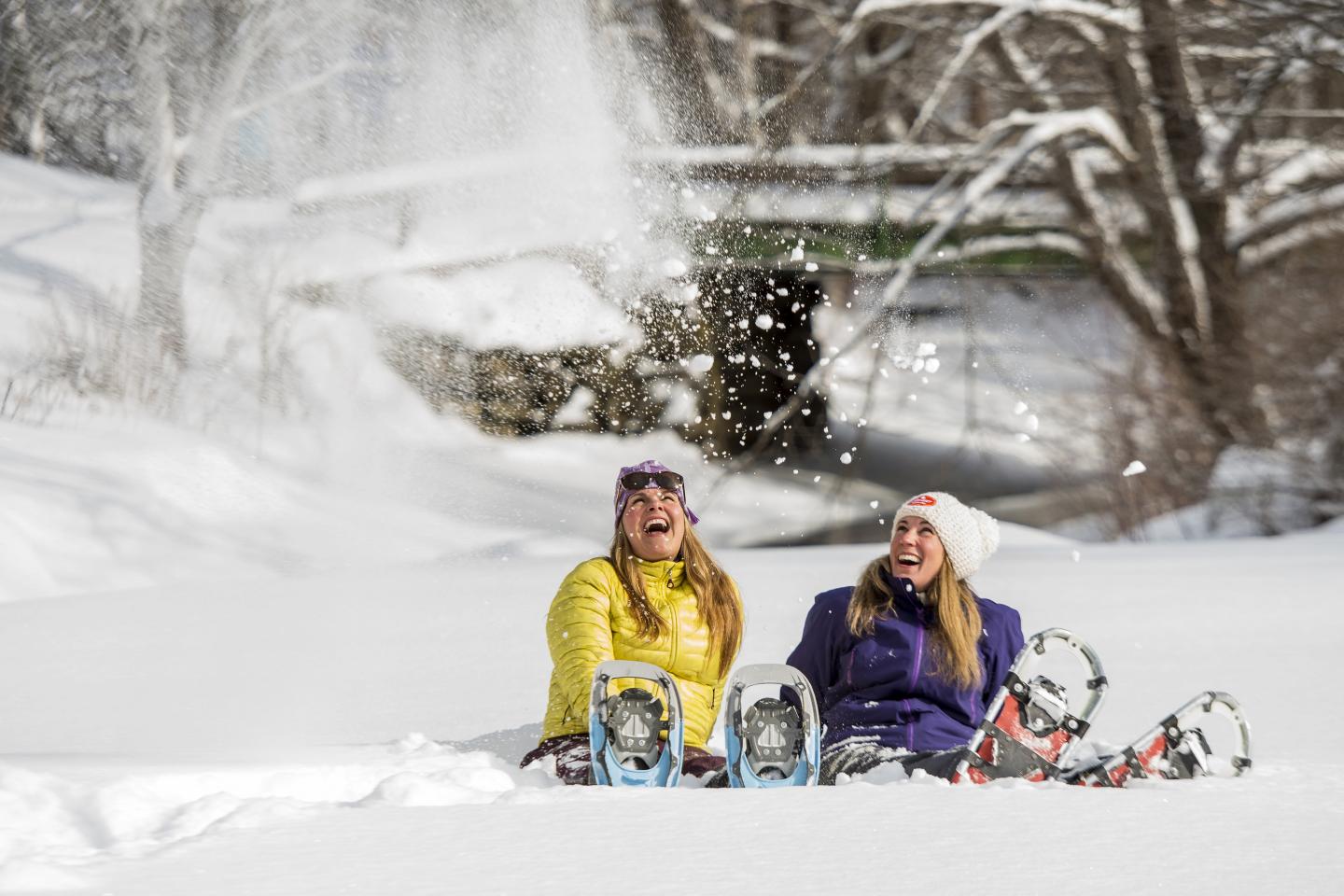 Snowshoeing in vermont