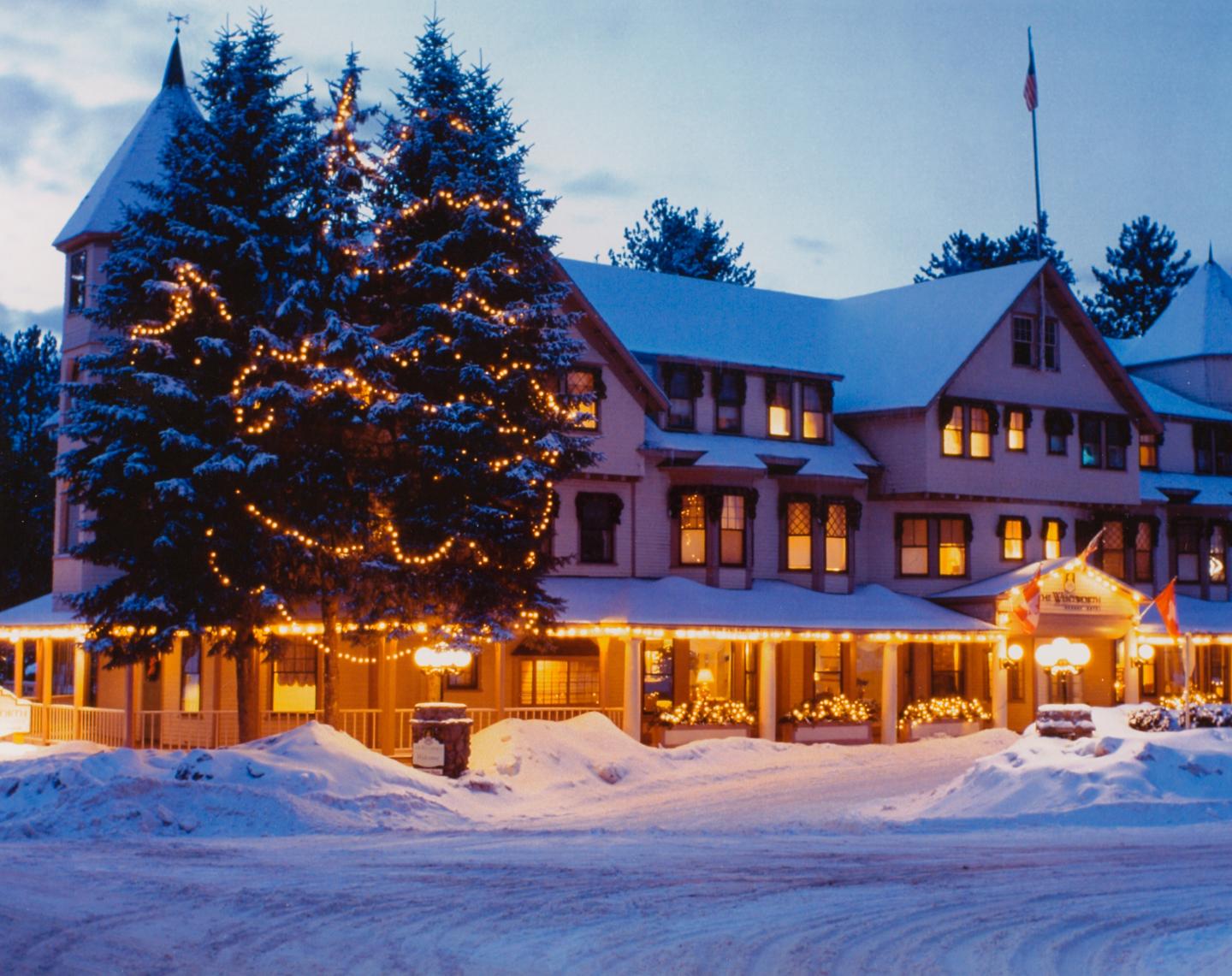Winter at The Wentworth Hotel in Jackson NH
