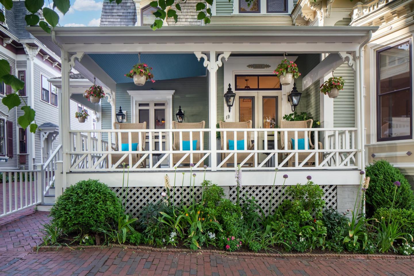 Exterior Front of The Swain House at 21 Broad Nantucket Hotel