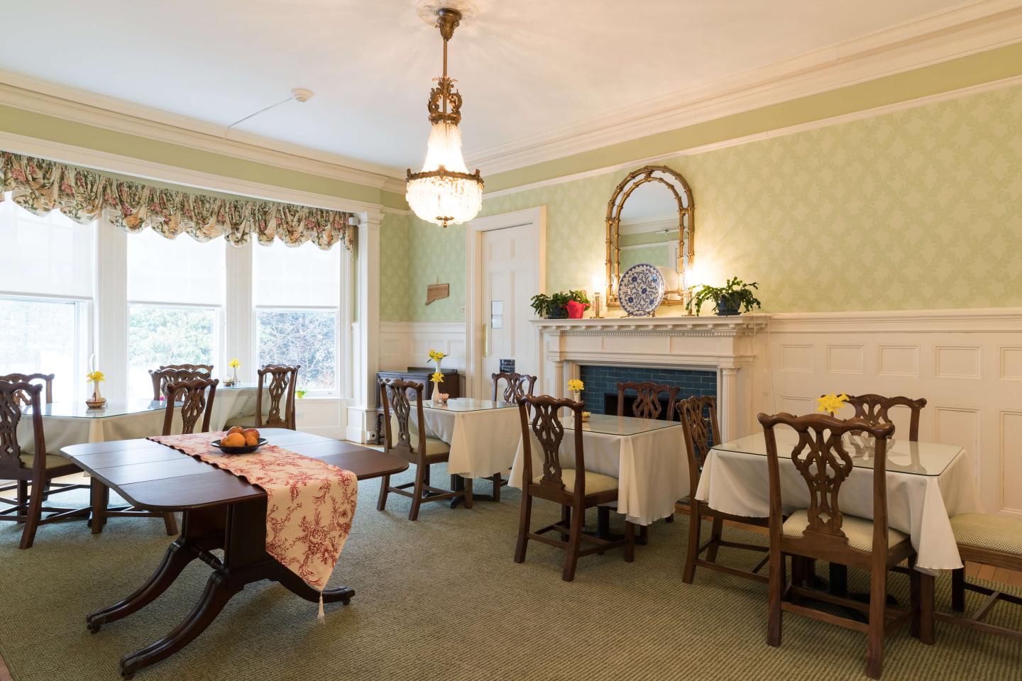 The dining room at Stanton House Inn, where breakfast and afternoon tea are served
