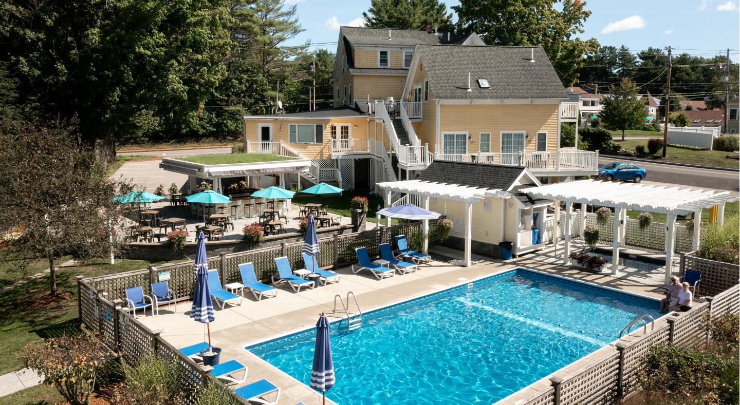 A shot of our family friendly pool and patio bar area