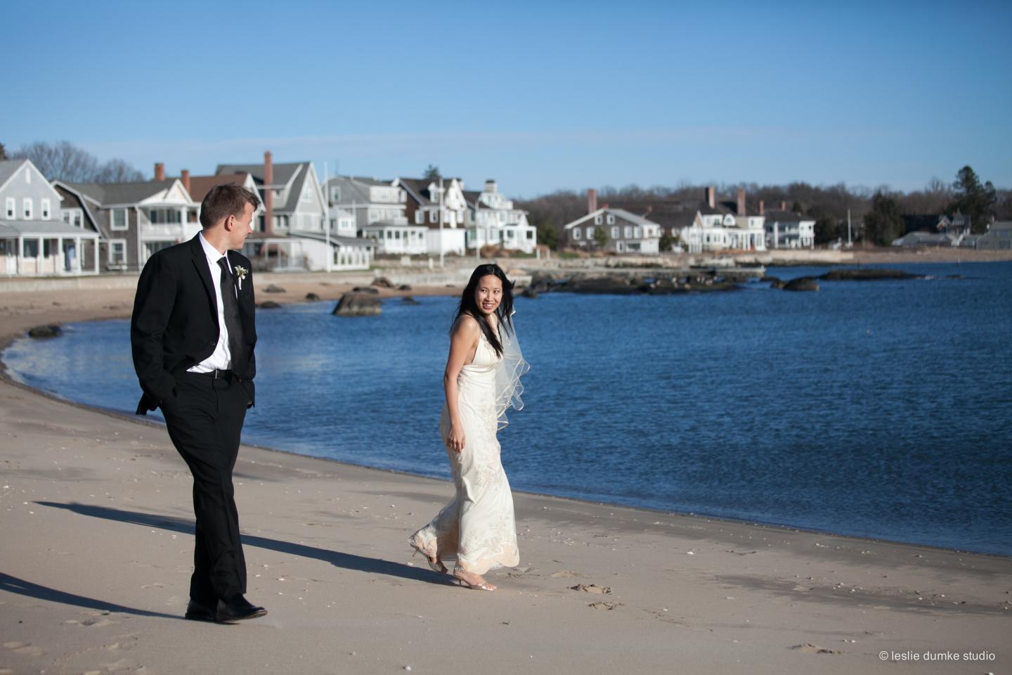 Wedding Couple on the Beach