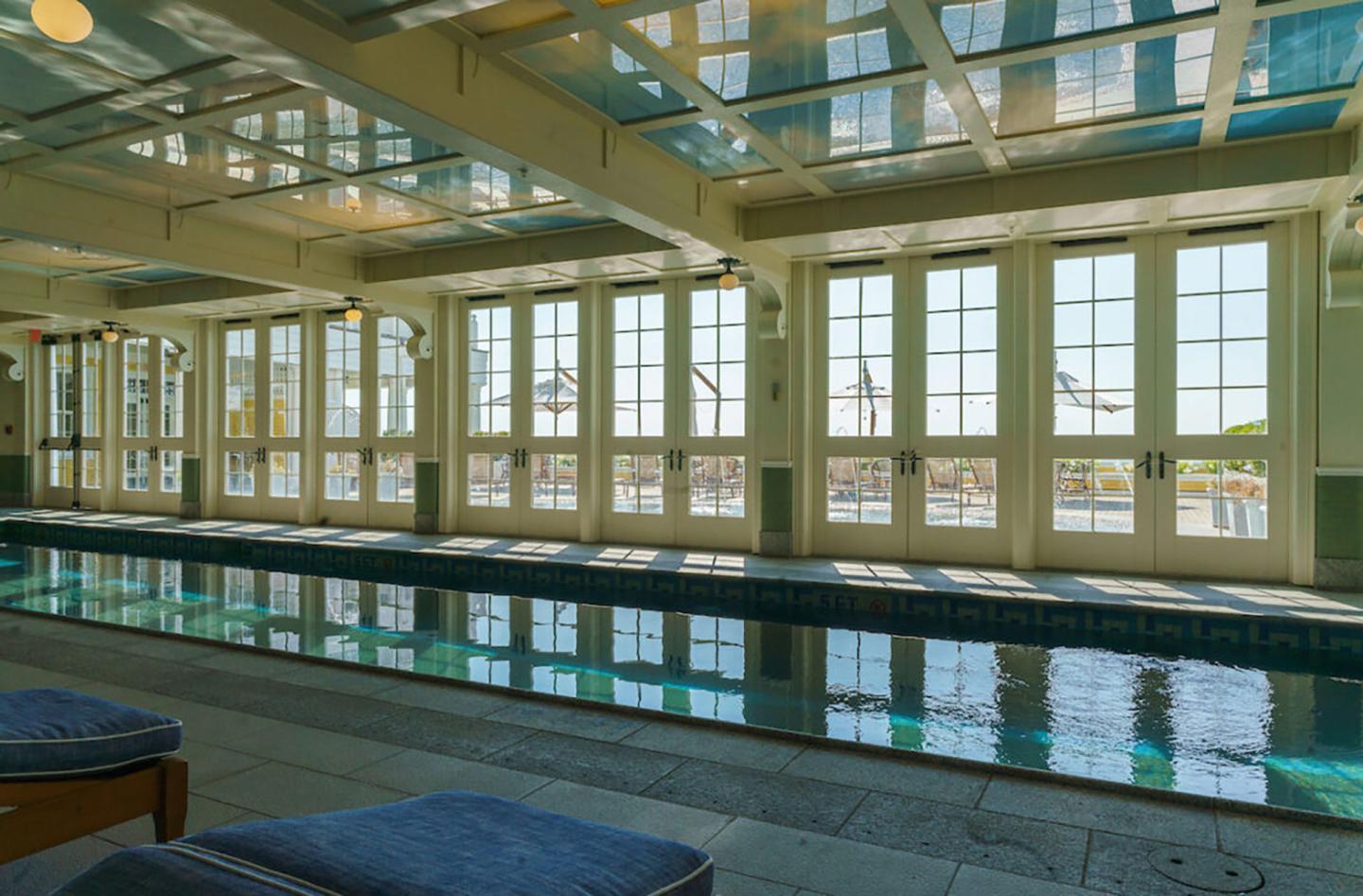 Indoor pool at the Ocean House