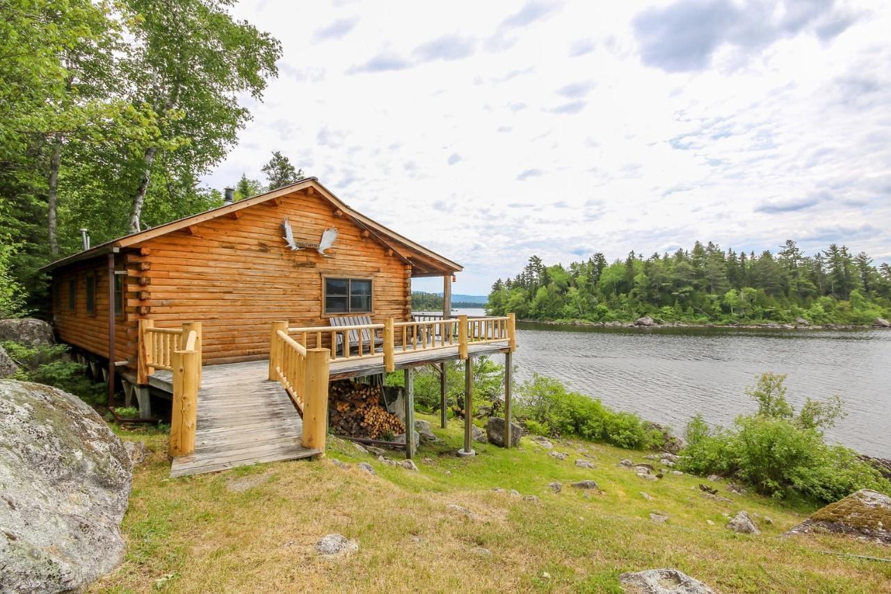 cabin on the lake