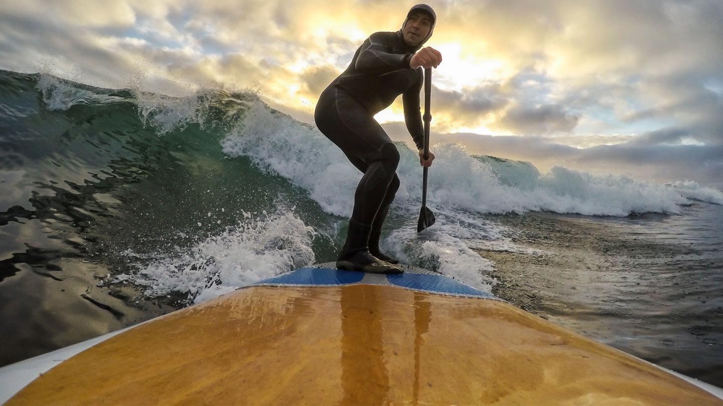 Surfing in New England