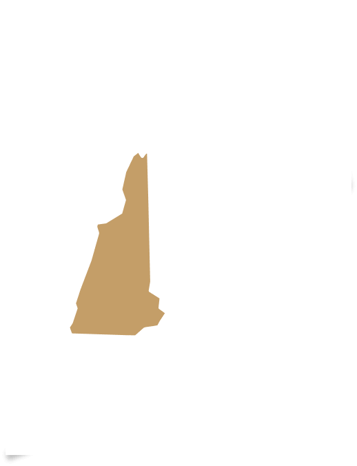New Hampshire map