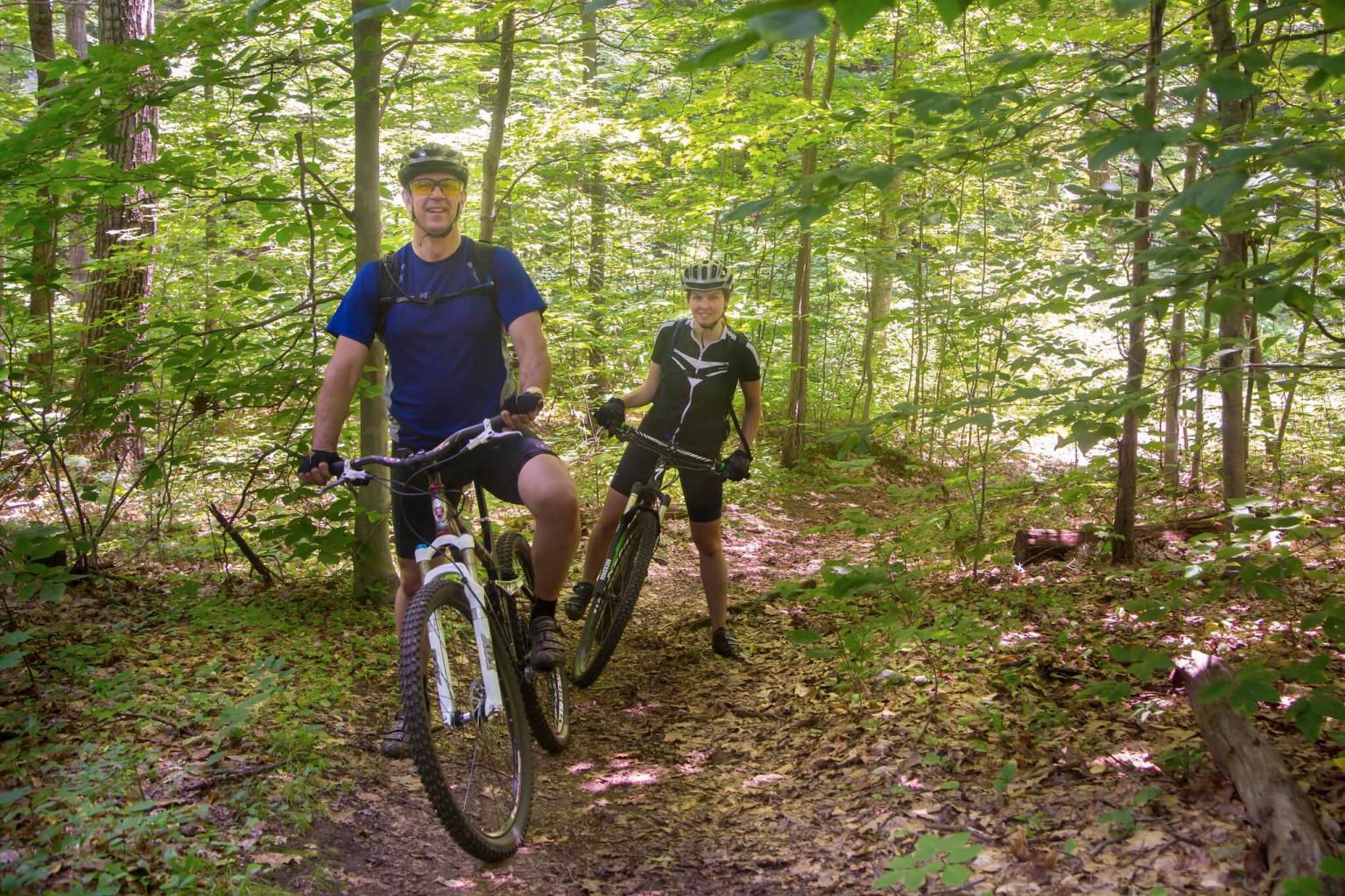 Biking on Mount Holyoke