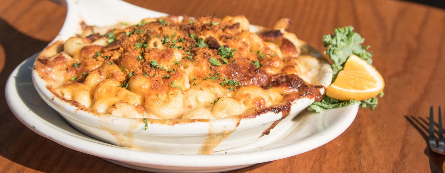 Mac and Cheese from Woodstock Inn Brewery
