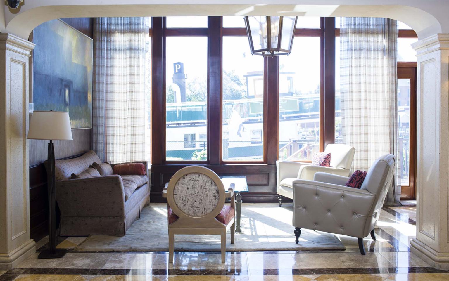 lobby at DELAMAR Greenwich Harbor
