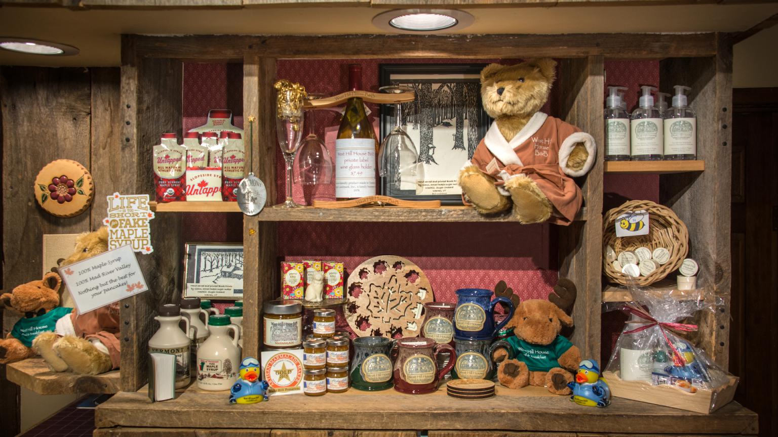 Gift Shop at West Hill House B&B