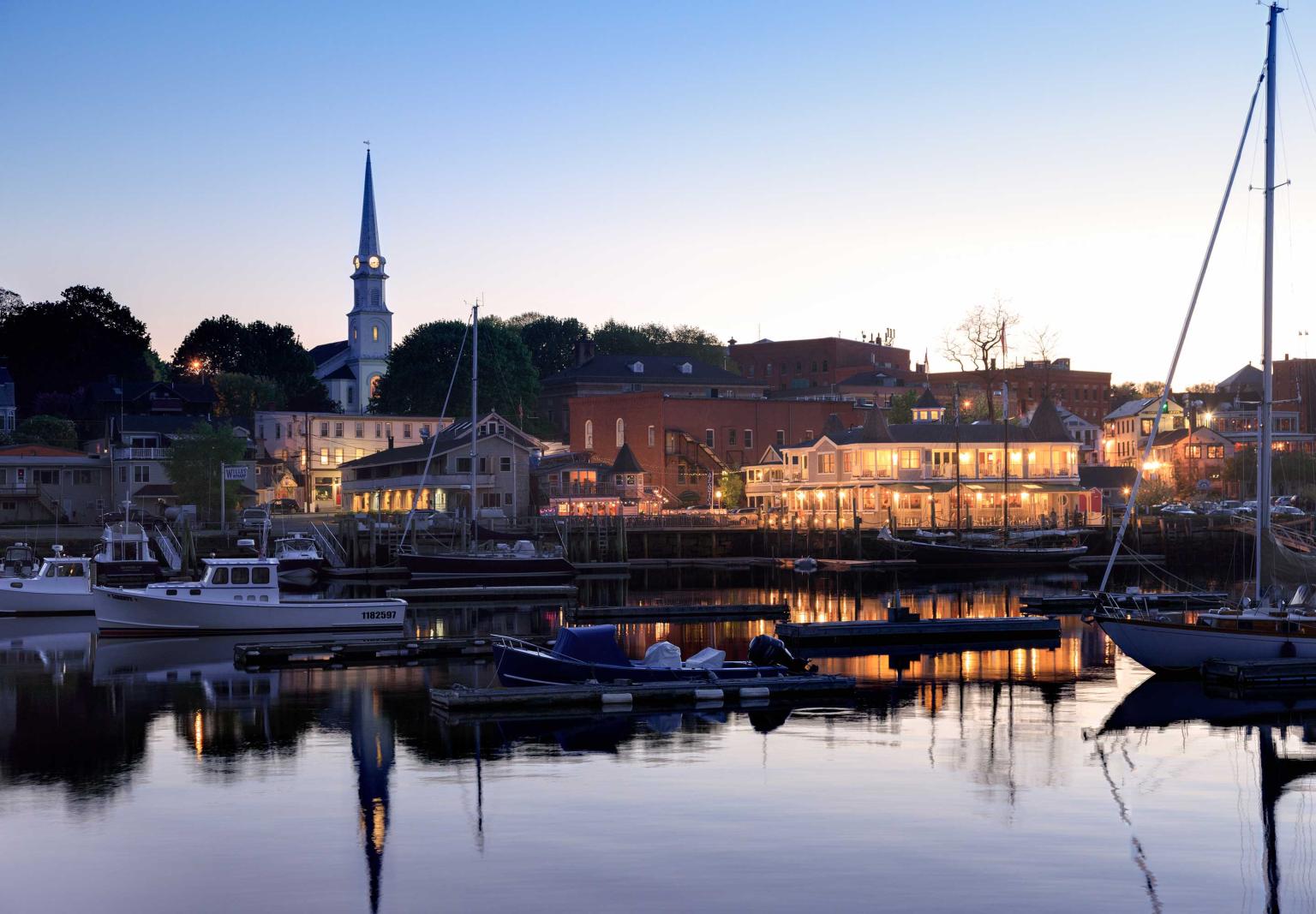 Grand Harbor Inn at Dusk