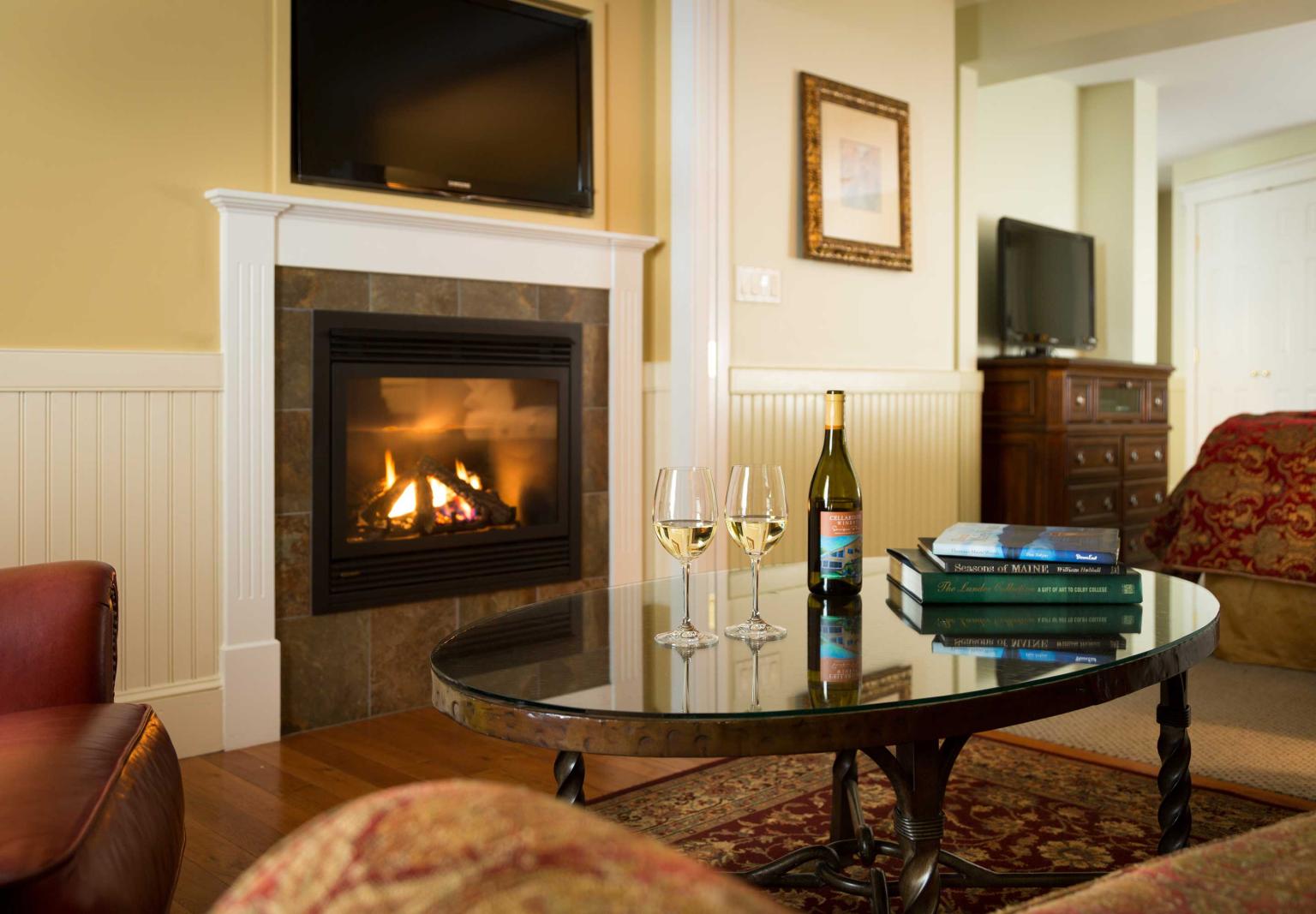 Grand Suite Fireplace