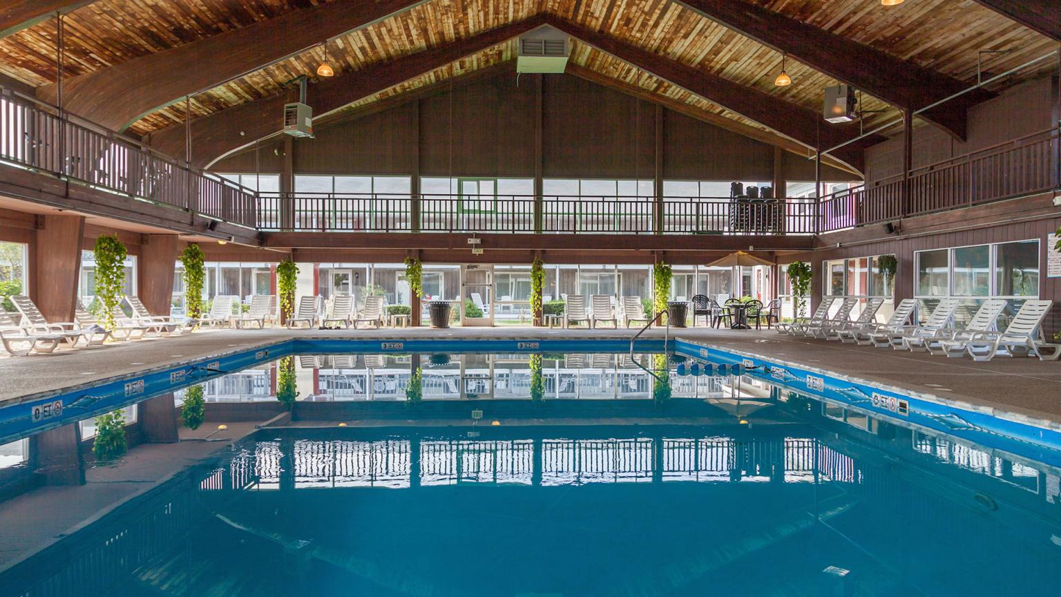 Indoor pool at Red Jacket Beach Resort & Spa
