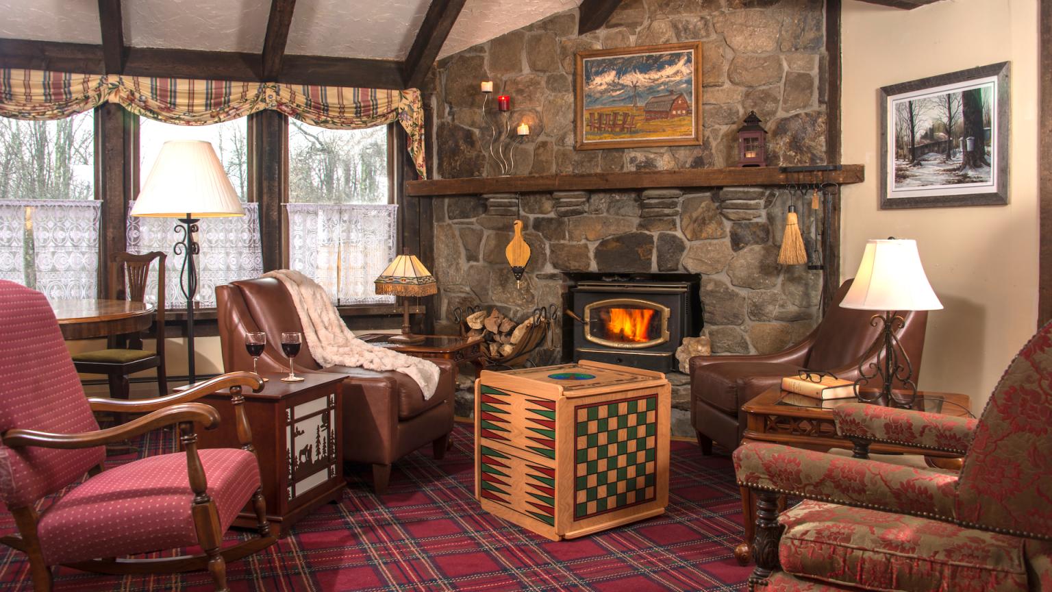 Living Room at West Hill House B&B