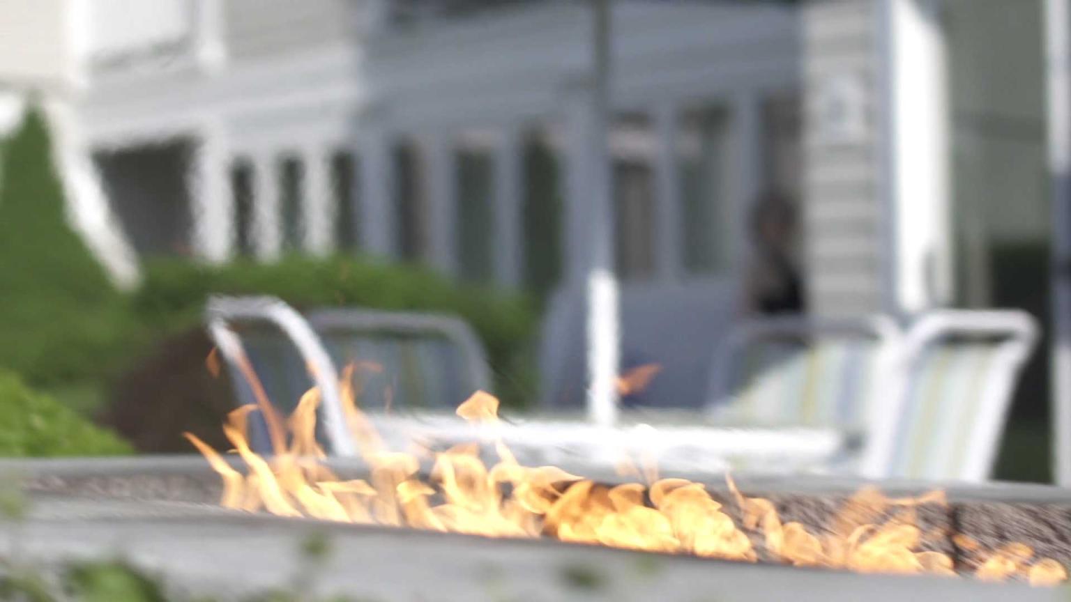 Meadowmere Resort Garden Firepit