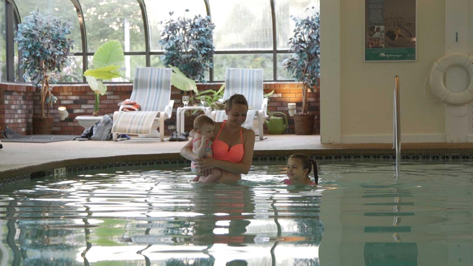 Meadowmere Resort Indoor Pool Family Fun