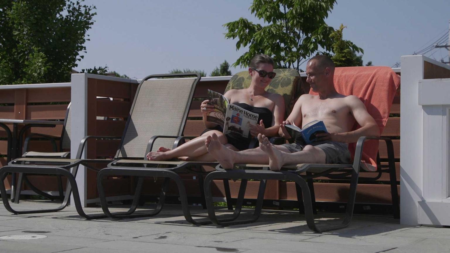 Meadowmere Resort Outdoor Pool Relaxation