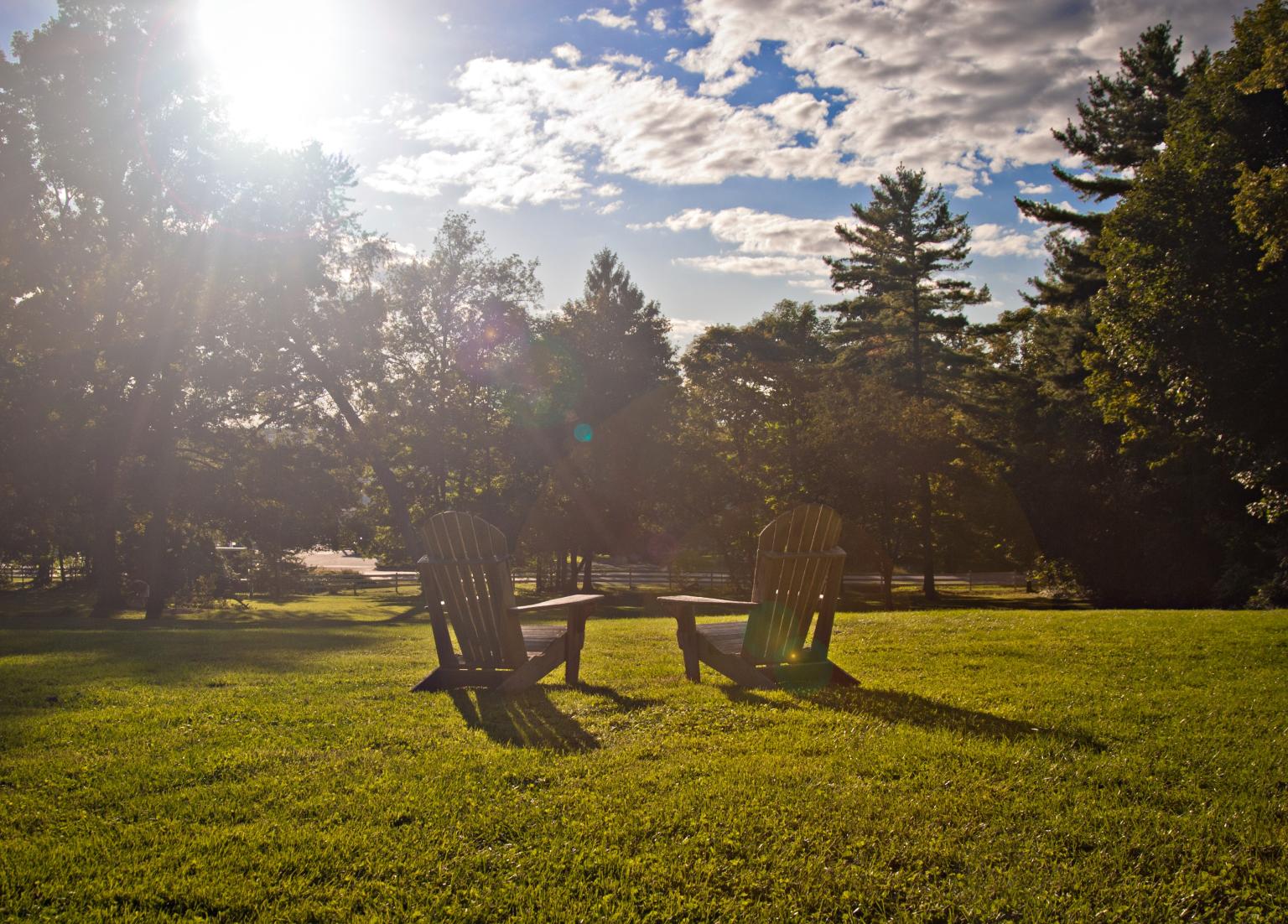 Sunset on the Lawn