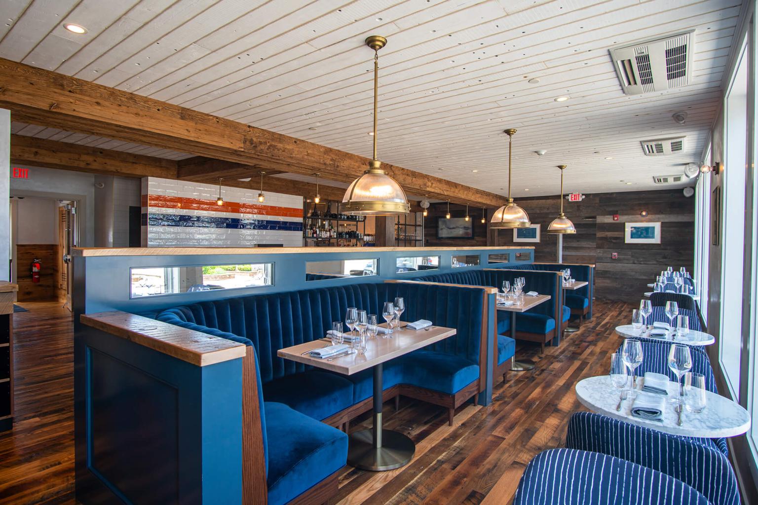 Shipwrights Daughter Banquette and Bar