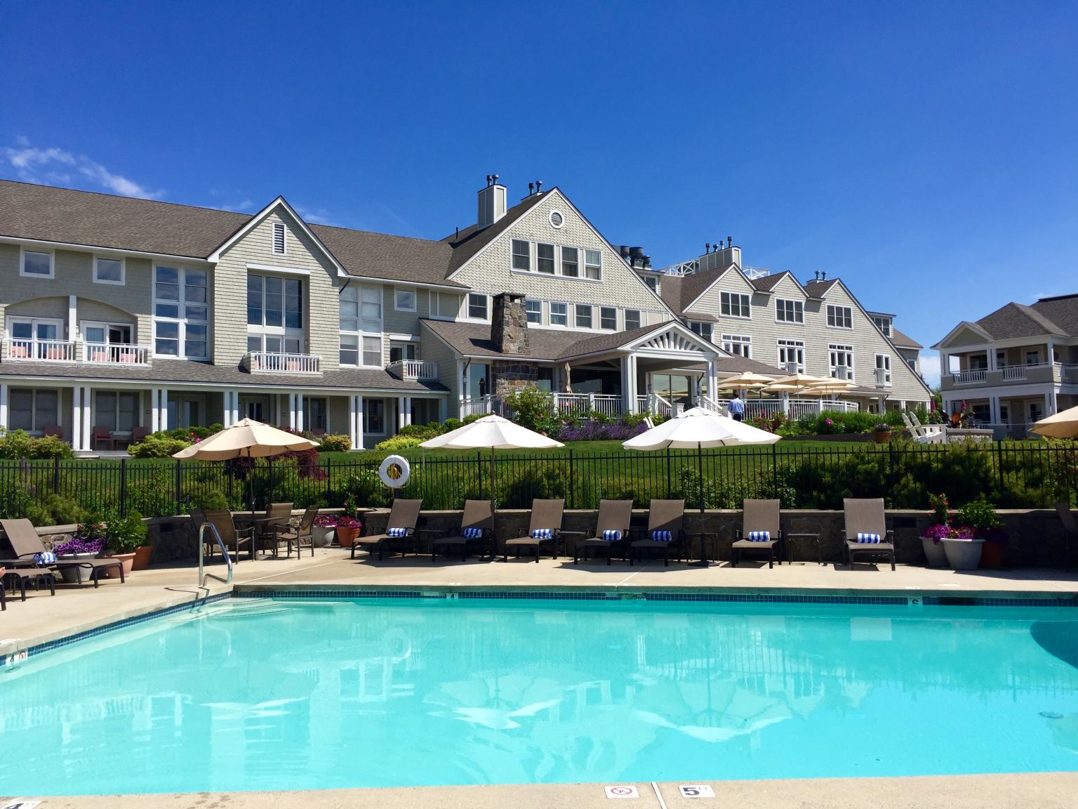 Atlantic views at the pool at Inn by the Sea