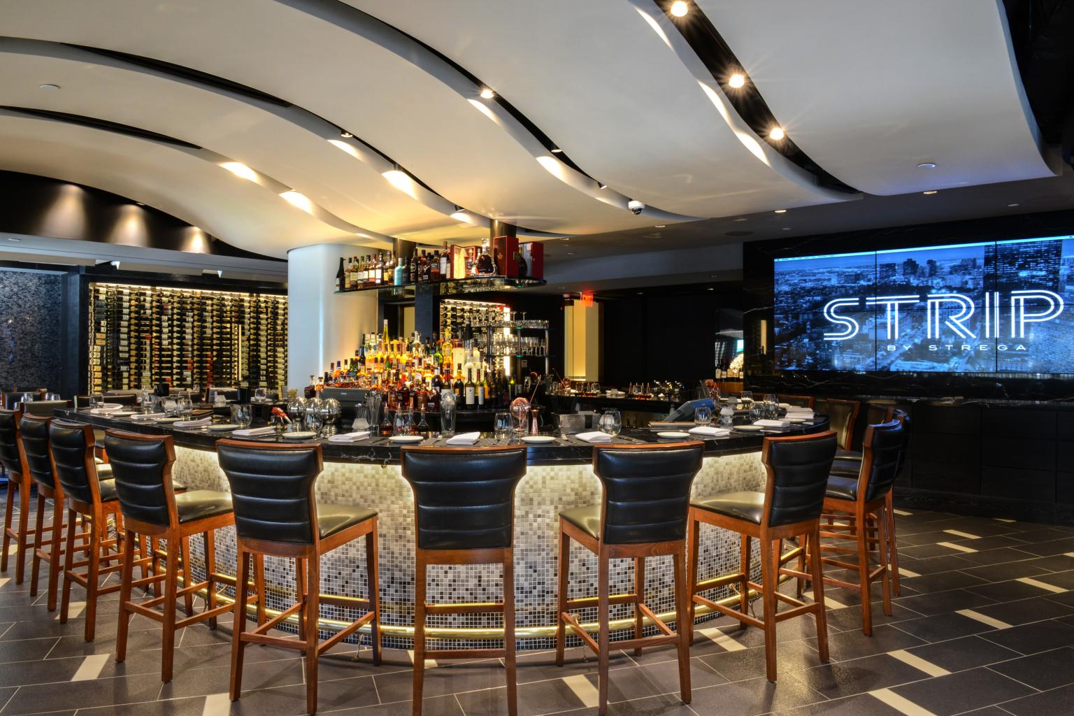 STRIP bar in restaurant