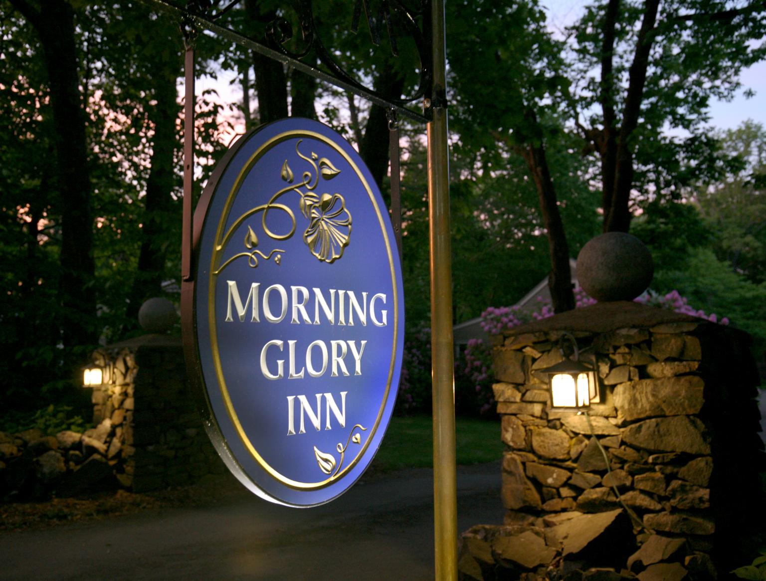 Morning Glory Inn sign, 120 Seabury Road, York, Maine