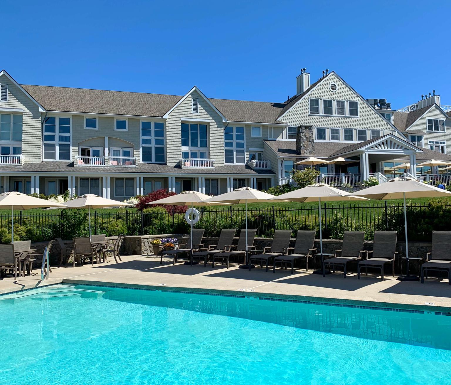 Swimming pool at Inn by the Sea Maine