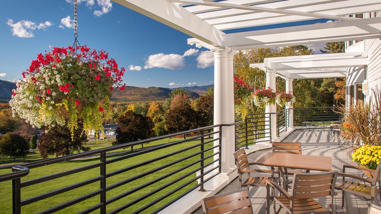 View of the White Mountains from Red Jacket Mountain View Resort