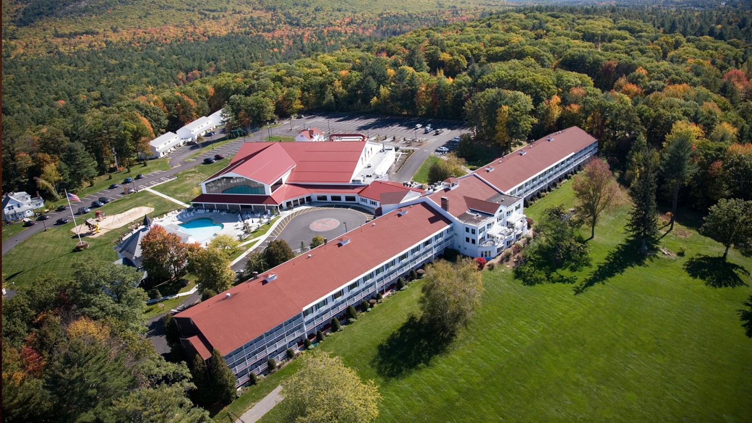 Aerial view of Red Jacket Mountain View Resort