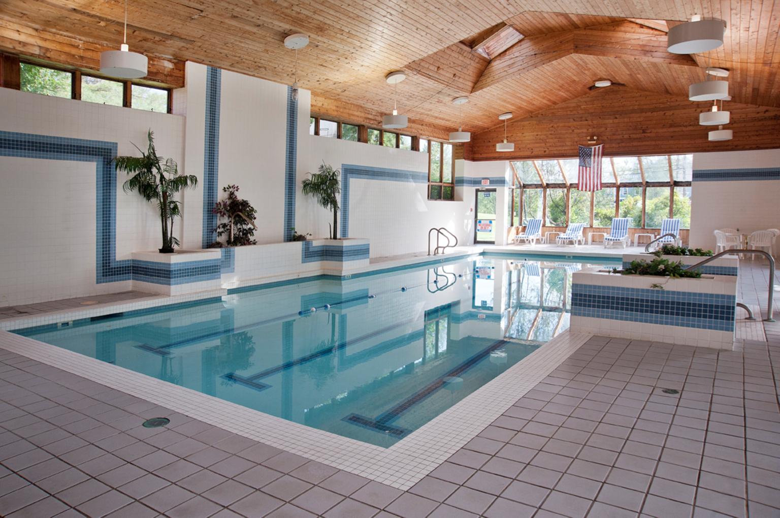 Indoor pool and spa