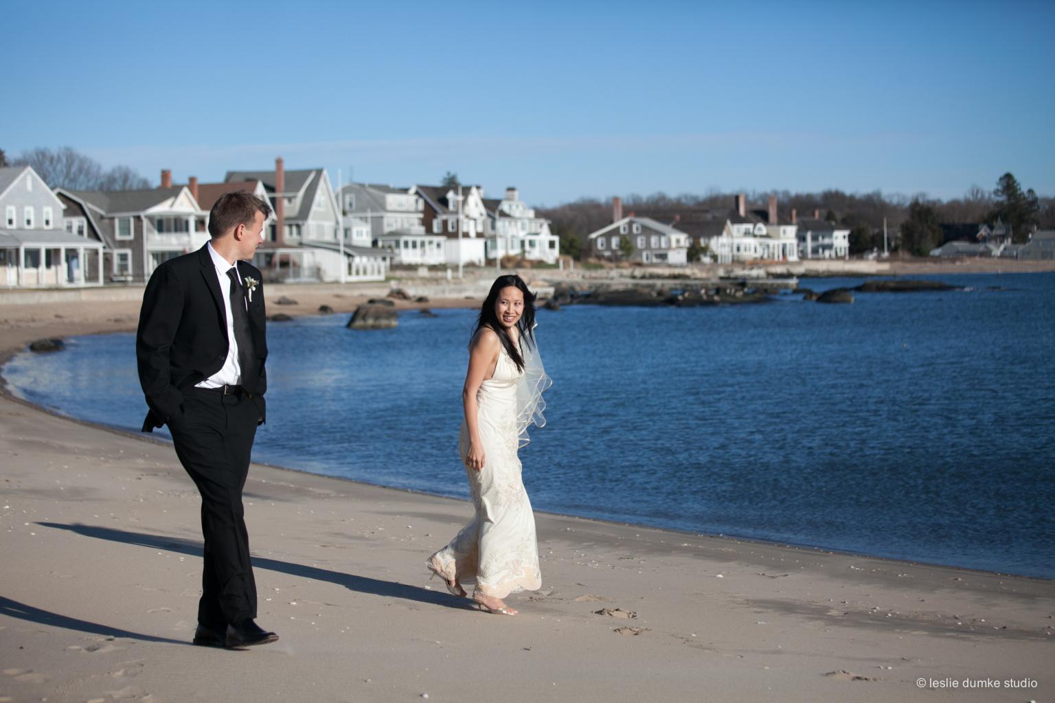 Wedding Couple on the Beach