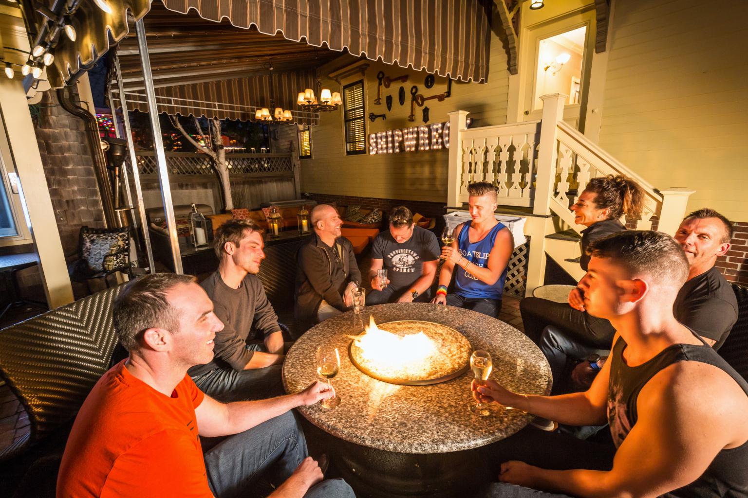 Brass Key Provincetown fire pit