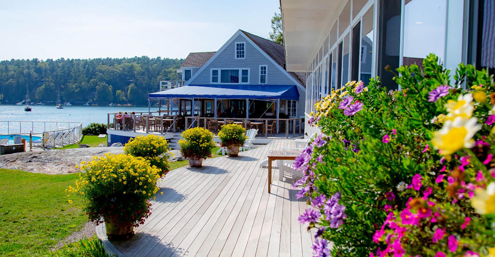 Boothbay Harbor Oceanfront Lodging for Maine Getaways + Vacations | Linekin Bay Resort