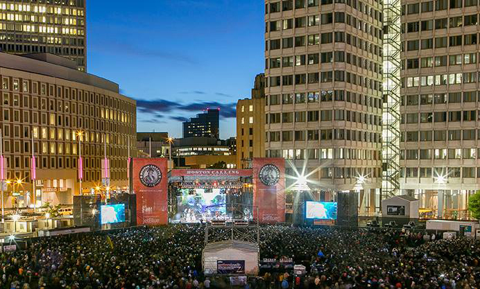 Boston Calling summer music festival in Massachusetts.