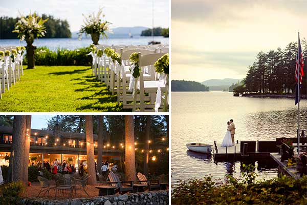 Lakeside Maine Rustic Wedding at Migis Lodge