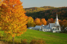 Vermont Fall Foliage Stowe