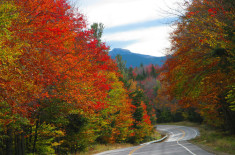 őszi színek New Hampshire-ben