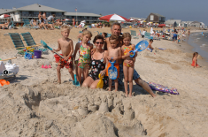 Family beach on Cape Cod