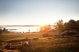 Sunset view of the Chebeague Island Inn