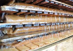 Apple press, Carr Ciderhouse, North Hadley, MA 