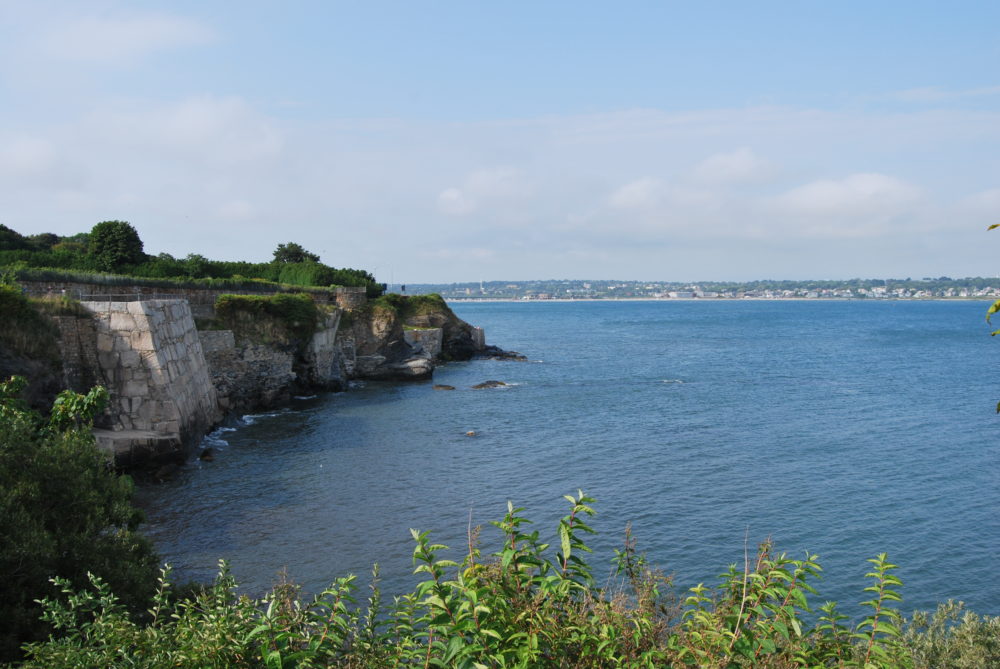 View from Newport, R.I. Cliff Walk - good romantic getaway